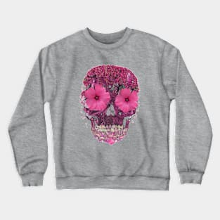 pink skull Crewneck Sweatshirt